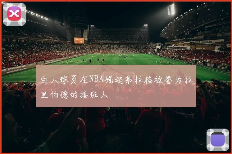 白人球员在NBA崛起弗拉格被誉为拉里伯德的接班人