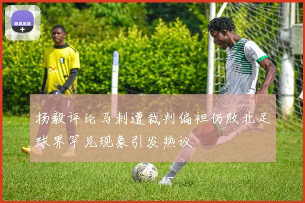 杨毅评论马刺遭裁判偏袒仍败北足球界罕见现象引发热议